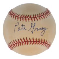 Pete Gray Signed OAL Baseball (PSA) at PristineAuction.com