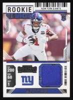 Malik Nabers 2024 Panini Contenders Rookie Ticket Swatches #28 RC at PristineAuction.com
