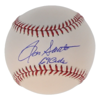 Ron Santo Signed OML Baseball Inscribed "69 Cubs" (Beckett) at PristineAuction.com