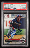 Ronald Acuna Jr. Signed 2017 Bowman Draft #BD39 RC (PSA Authentic) at PristineAuction.com