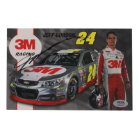 Jeff Gordon Signed NASCAR 5.5x8.5 Photo (PSA) at PristineAuction.com