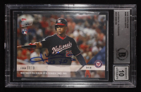 Juan Soto Signed 2018 Topps Now #688 RC (BGS | Autograph Graded 10) at PristineAuction.com