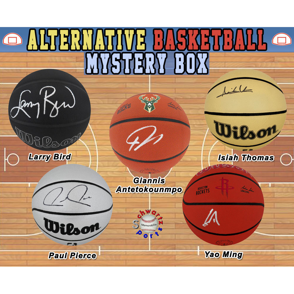 ALTERNATIVE Basketball Signed Mystery Box - Series 12 (Limited to 150) – Schwartz Sports at PristineAuction.com