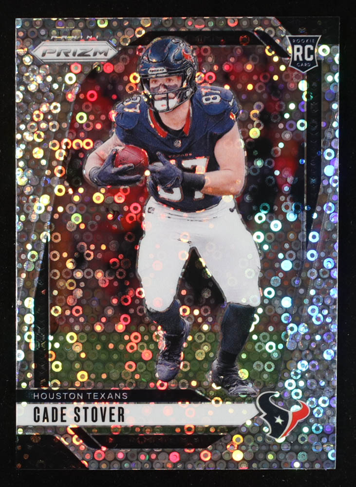 Cade Stover 2024 Panini Prizm Prizms No Huddle #318 RC at PristineAuction.com Cade Stover 2024 Panini Prizm Prizms No Huddle #318 RC at PristineAuction.com