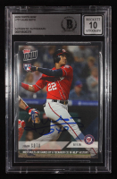 Juan Soto Signed 2018 Topps Now #717 RC (BGS | Autograph Graded 10) at PristineAuction.com