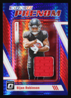 Bijan Robinson 2023 Donruss Optic Rookie Phenoms Jerseys Blue Hyper #3 RC at PristineAuction.com