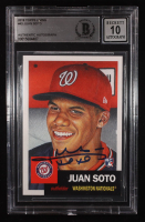 Juan Soto Signed 2018 Topps Living #43 RC (BGS | Autograph Graded 10) at PristineAuction.com