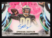 Spencer Rattler 2024 Topps Inception Rookie Variation Autographs Magenta #RAVSR RC #28/99 at PristineAuction.com