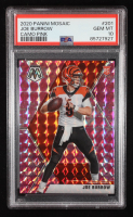 Joe Burrow 2020 Panini Mosaic Camo Pink #201 RC (PSA 10) at PristineAuction.com