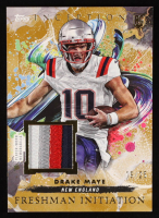 Drake Maye 2024 Topps Inception Freshman Initiation Jerseys Gold #FI11 RC #16 / 25 at PristineAuction.com