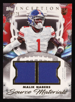 Malik Nabers 2024 Topps Inception Source Materials Red #SMMN RC 33/75 at PristineAuction.com