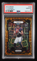 CJ Stroud 2023 Panini Prizm Prizms Orange Lazer #339 RC (PSA 10) at PristineAuction.com