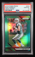 Sam Darnold 2018 Panini Prizm Green Prizm #203 RC (PSA 10) at PristineAuction.com