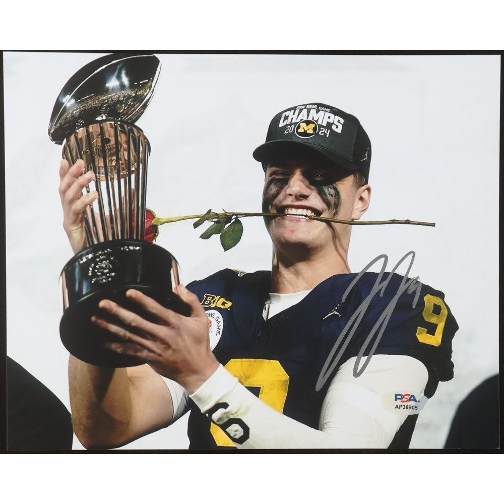J. J. McCarthy Signed Michigan Wolverines 8x10 Photo (PSA) at PristineAuction.com