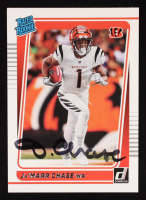 Ja'Marr Chase Signed 2021 Donruss #262 RR RC (PIA) at PristineAuction.com