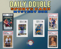 DAILY DOUBLE Autographed Sports Card Mystery Box - Series 8 (Limited to 150) - Schwartz Sports at PristineAuction.com