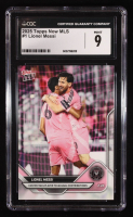 Lionel Messi 2025 Topps Now MLS #1 (CGC 9) at PristineAuction.com