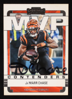 Ja'Marr Chase Signed 2022 Panini Contenders MVP Contenders #21 (PIA) at PristineAuction.com