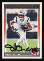 Ja'Marr Chase Signed 2024 Score #56 (PIA) at PristineAuction.com