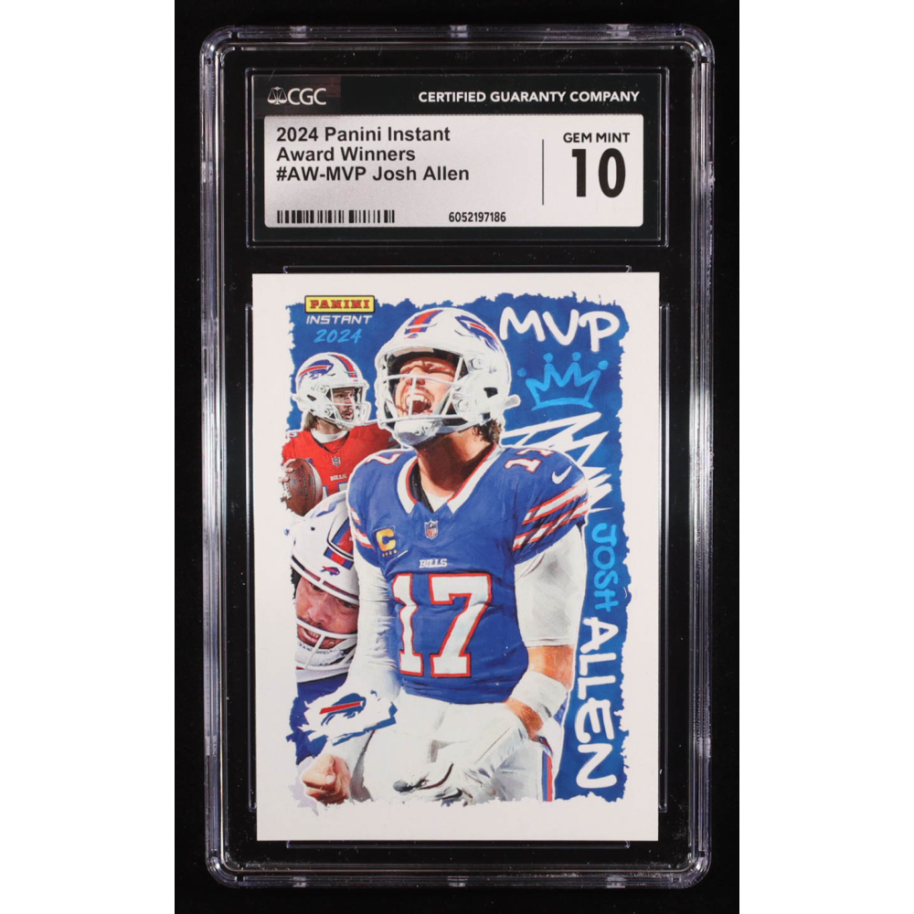 Josh Allen 2024 Panini Instant Award Winners #AWMVP (CGC 10) at PristineAuction.com