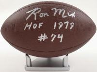 Ron Mix Signed NFL Football Inscribed "HOF 1979" with Display Stand (PSA) at PristineAuction.com