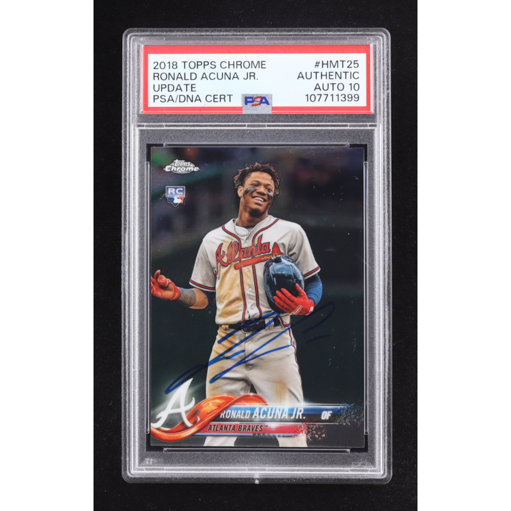 PSA鑑定品】世界5枚_Ronald Acuna Jr. _直筆サイン Ronald Acuna Jr.