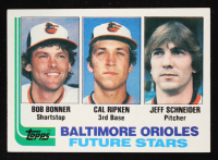 Bob Bonner / Cal Ripken / Jeff Schneider 1982 Topps #21 (UER) at PristineAuction.com