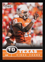 Vince Young Signed 2006 SAGE HIT #10 RC (PIA) at PristineAuction.com