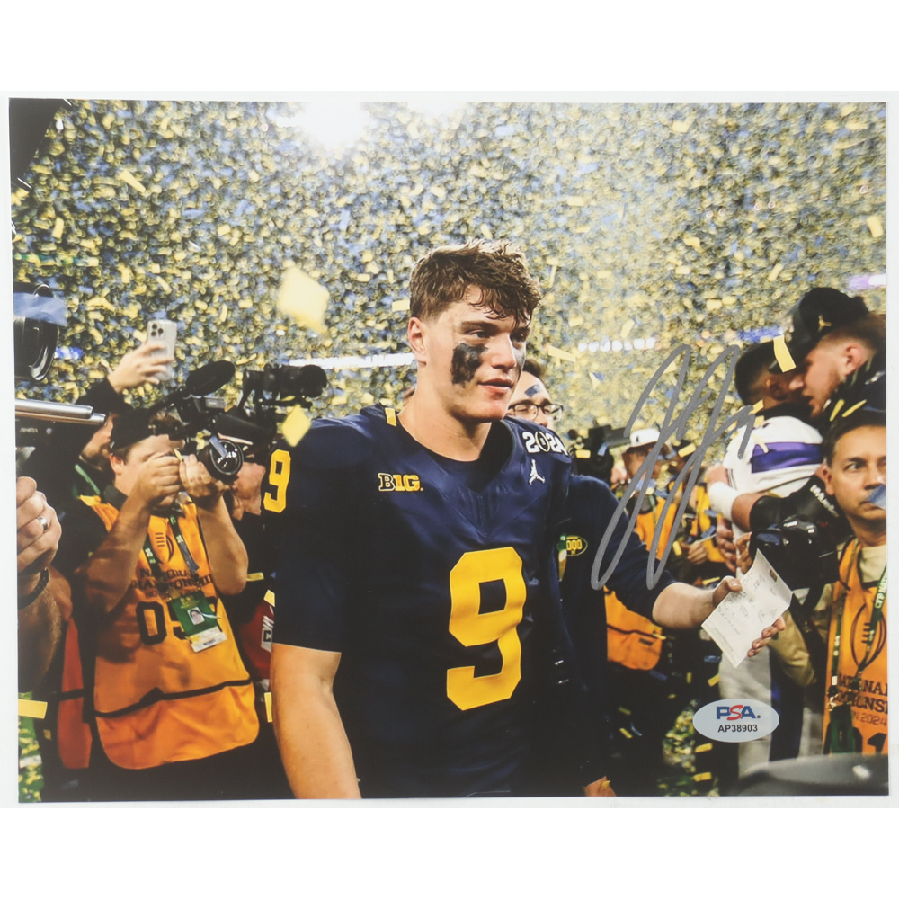 J. J. McCarthy Signed Michigan Wolverines 8x10 Photo (PSA) at PristineAuction.com