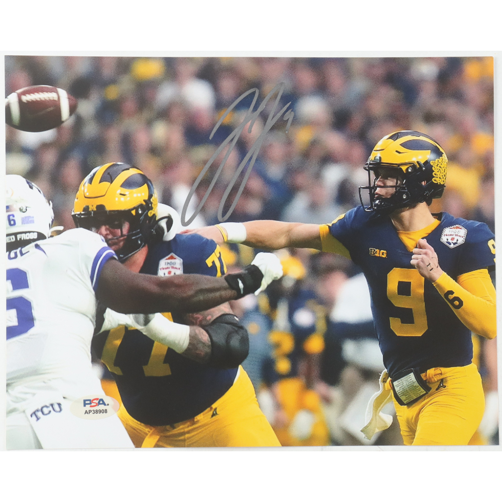 J. J. McCarthy Signed Michigan Wolverines 8x10 Photo (PSA) at PristineAuction.com