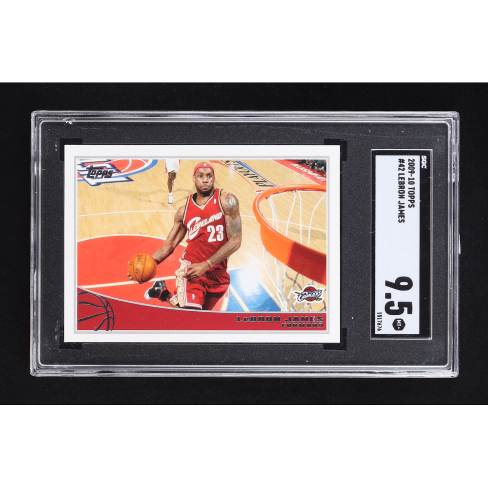 LeBron James 2009-10 Topps #42 (SGC 9.5) at PristineAuction.com
