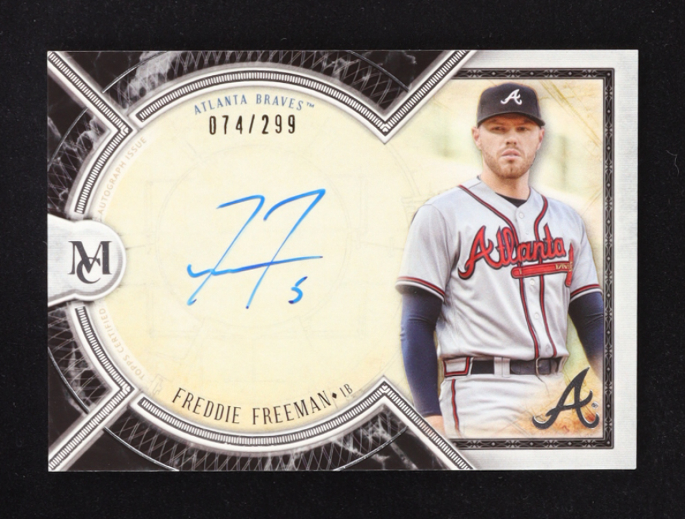 Freddie Freeman 2018 Topps Museum Collection Archival Autographs #AAFF #74/299