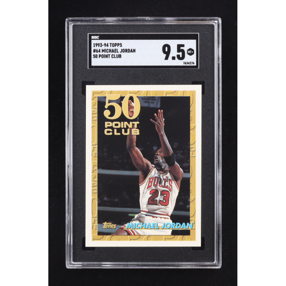Michael Jordan 1993-94 Topps #64 / 50 Point Club (SGC 9.5) at PristineAuction.com