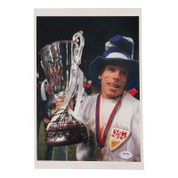 Gianfranco Zola Signed 8x12 Photo (PSA) at PristineAuction.com