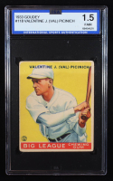 Val Picinich 1933 Goudey #118 RC (ISA 1.5) at PristineAuction.com