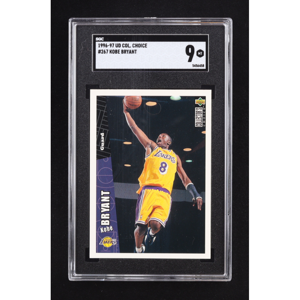 Kobe Bryant 1996-97 Upper Deck Collector's Choice #267 RC (SGC 9) at PristineAuction.com