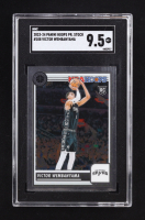 Victor Wembanyama 2023-24 Hoops Premium Stock #108 RC (SGC 9.5) at PristineAuction.com