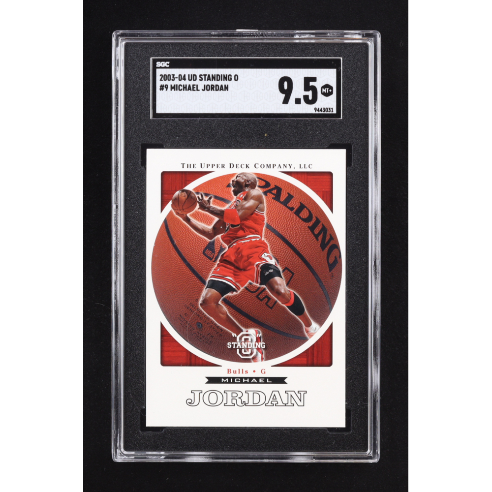Michael Jordan 2003-04 Upper Deck Standing O #9 (SGC 9.5) at PristineAuction.com