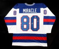 Ken Morrow, Steve Janaszak & Dave Silk Signed 1980 Team USA Hockey "Miracle on Ice" Jersey at PristineAuction.com