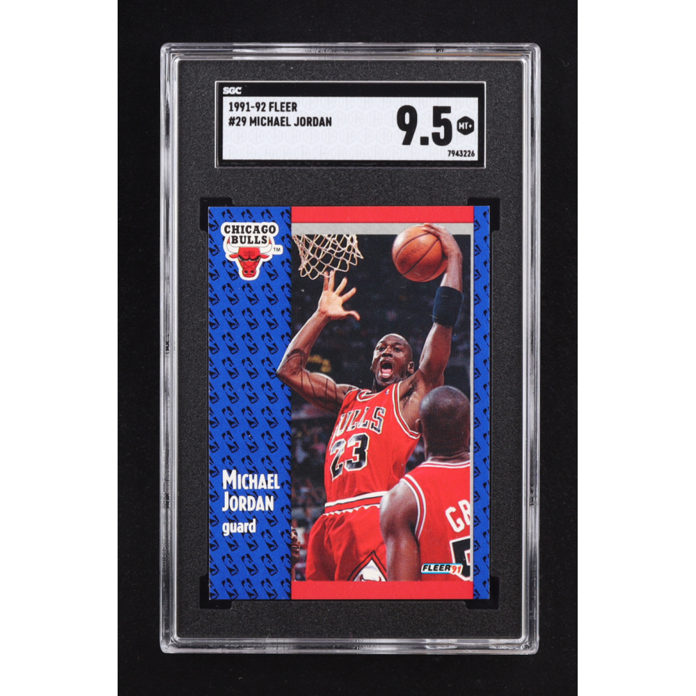 Michael Jordan 1991-92 Fleer #220 LL (SGC 9.5) at PristineAuction.com