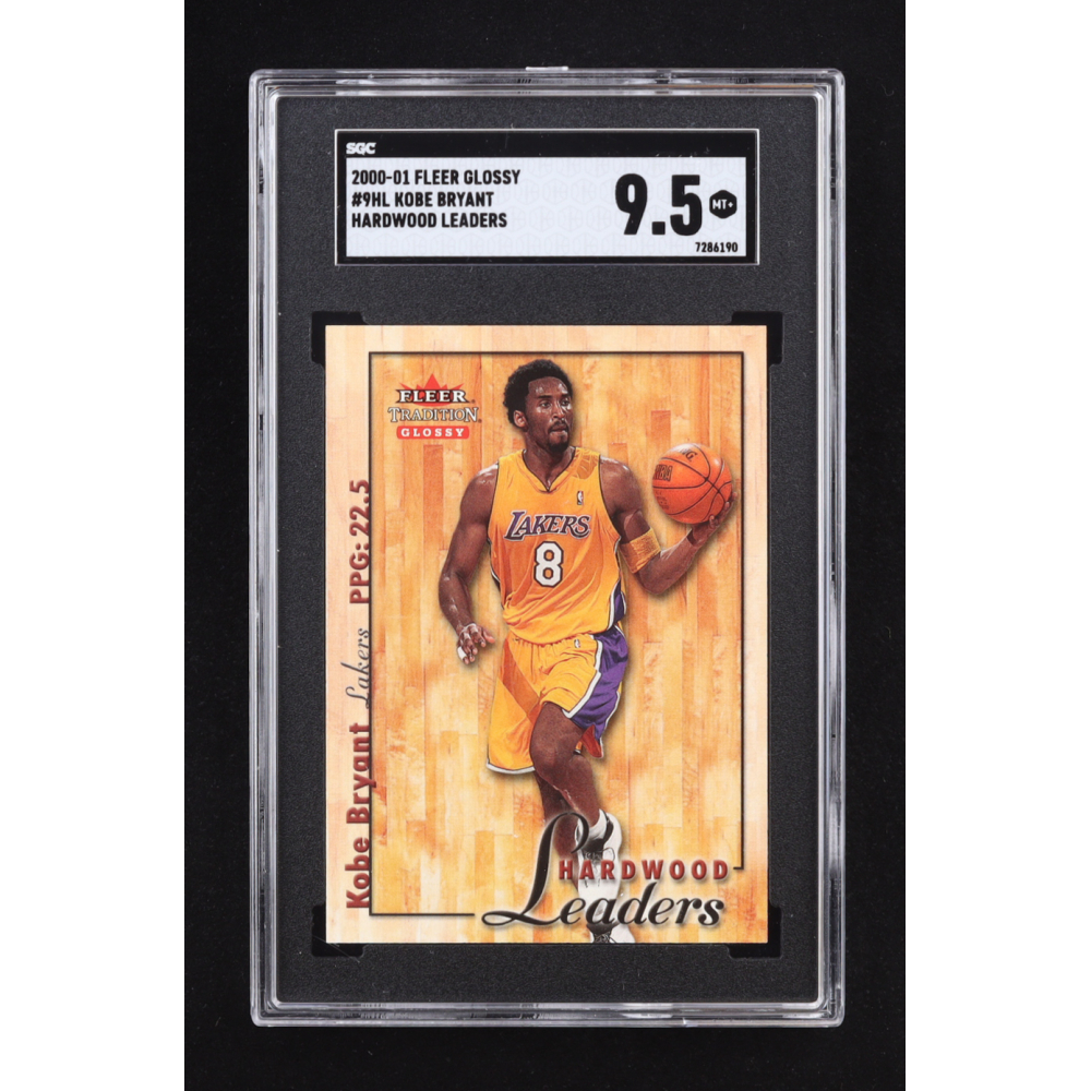 Kobe Bryant 2000-01 Fleer Glossy Hardwood Leaders #HL9 (SGC 9.5) at PristineAuction.com