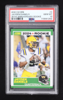 Jayden Daniels 2024 Score 35th Anniversary Rookie #2 RC (PSA 10) at PristineAuction.com
