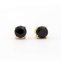 2.15 CTW Natural Sapphire 18K Gold Plated Designer Earrings | Estimated Value $1,289 (AMG) at PristineAuction.com