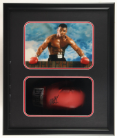 Mike Tyson Signed Custom Framed Shadowbox Everlast Boxing Glove Display (JSA & Tyson) at PristineAuction.com