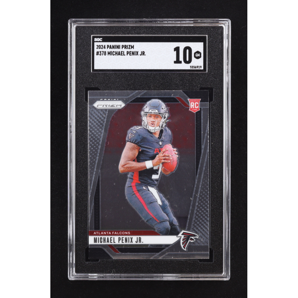Michael Penix Jr. 2024 Panini Prizm #378 RC (SGC 10) at PristineAuction.com