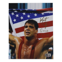 Kurt Angle Signed Olympic 8x10 Photo Inscribed "Gold 1996" (Beckett) at PristineAuction.com