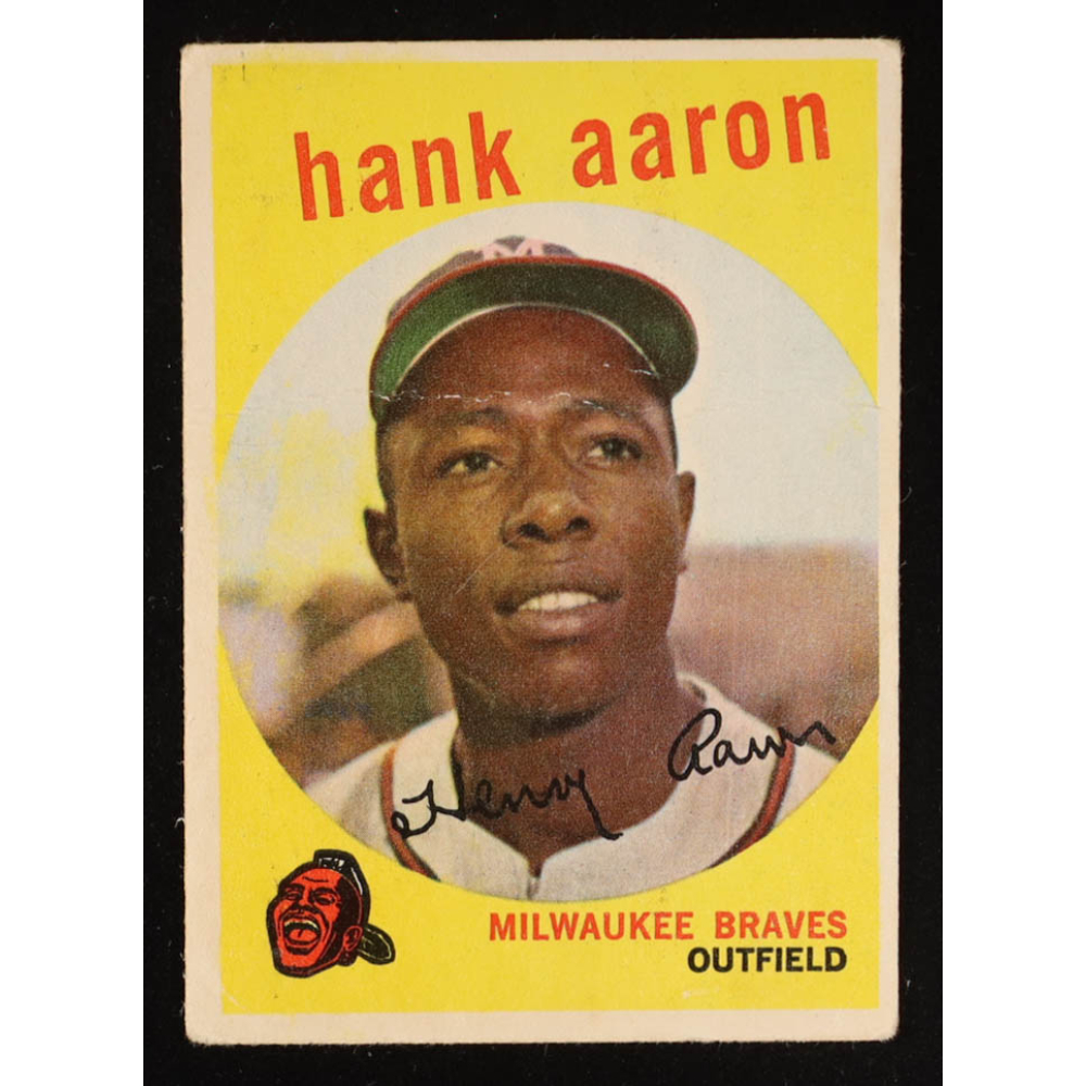 Hank Aaron 1959 Topps #380 at PristineAuction.com