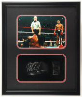 Mike Tyson Signed Custom Framed Shadowbox Everlast Boxing Glove Display (JSA & Tyson) at PristineAuction.com