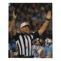 Ed Hochuli Signed 8x10 Photo (Beckett) at PristineAuction.com