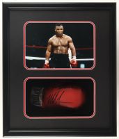Mike Tyson Signed Custom Framed Shadowbox Everlast Boxing Glove Display (JSA & Tyson) at PristineAuction.com